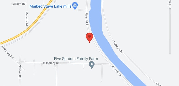 map of 8573 S RIVER ROAD